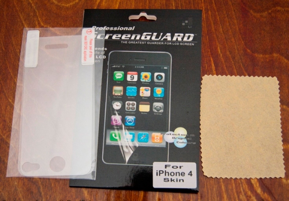 Glare-free LCD Screen + Backside Protector Set for iPhone 4 (2-Piece Pack) $8.00 , 2 for $15.00!
